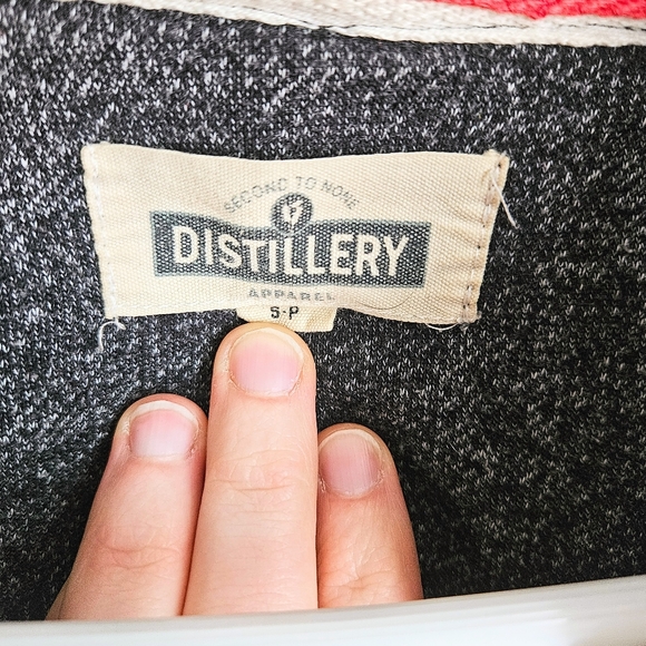 Second to None Distillary Apparel Super Cozy Mens Grey Heather Hoodie Sweatshirt - Picture 3 of 7